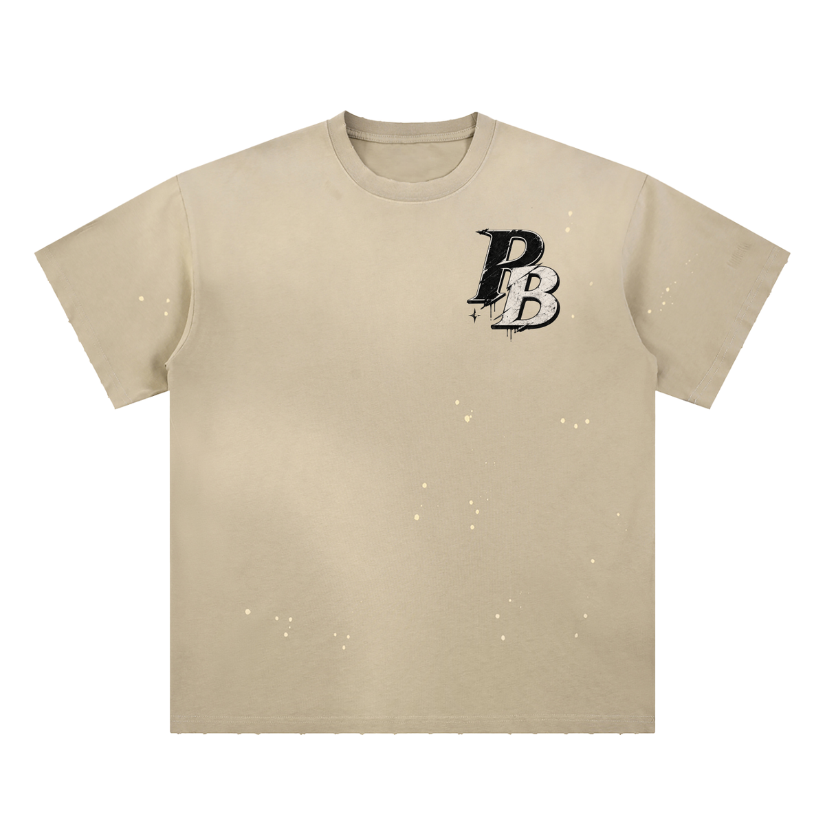 Pallet Boys Hand-Frayed Sunfade Paint Splatter T-Shirt