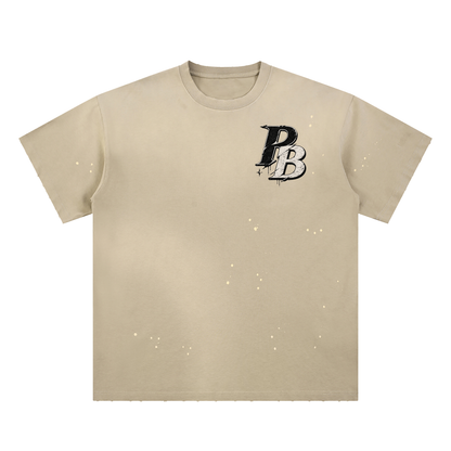 Pallet Boys Hand-Frayed Sunfade Paint Splatter T-Shirt