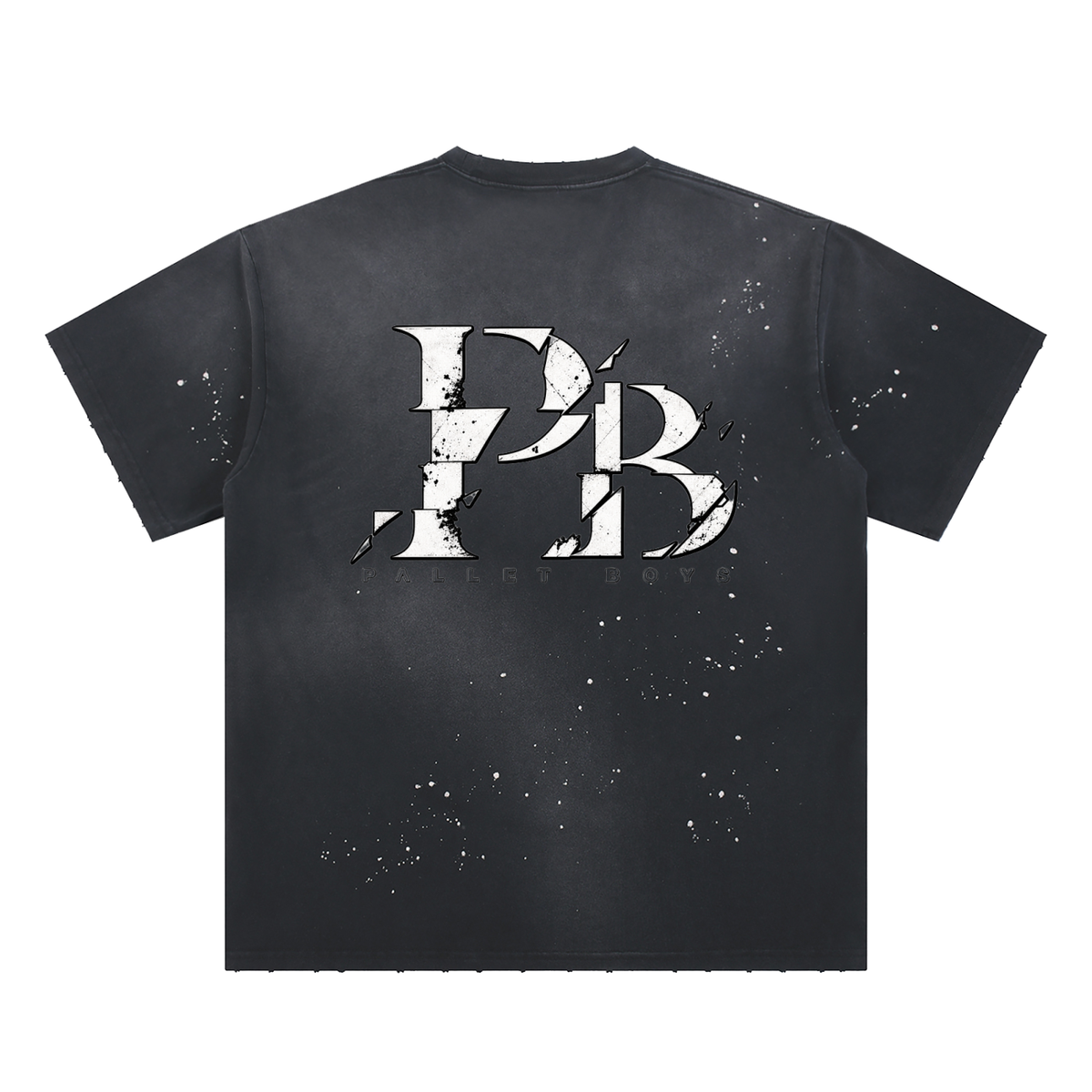 Pallet Boys Hand-Frayed Sunfade Paint Splatter T-Shirt