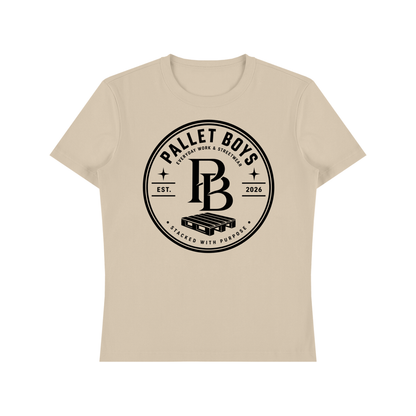 Pallet Boys Unisex Heavyweight Cotton Badge T-Shirt