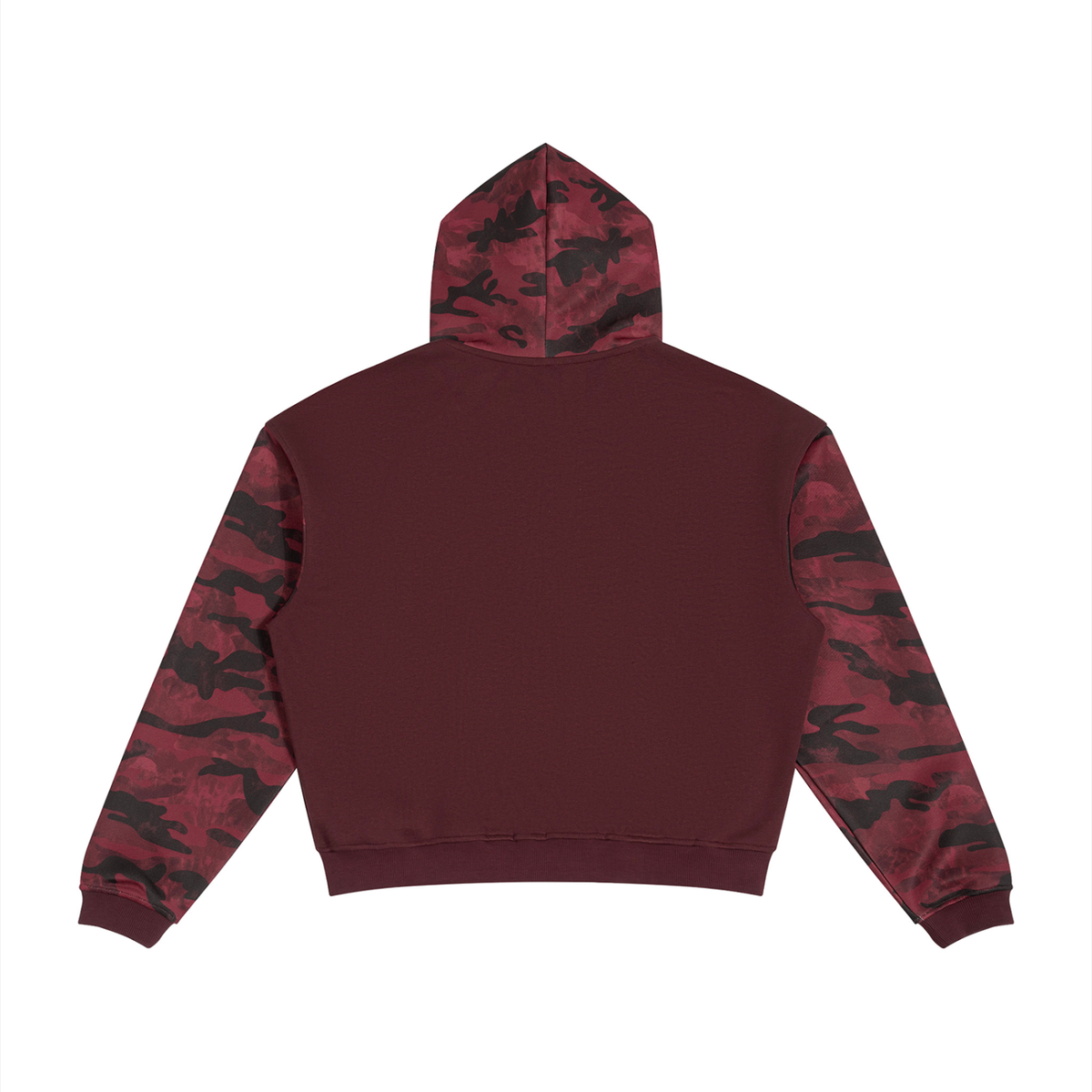 Pallet Boys Unisex Colorblock Camo Full Zip Boxy Hoodie
