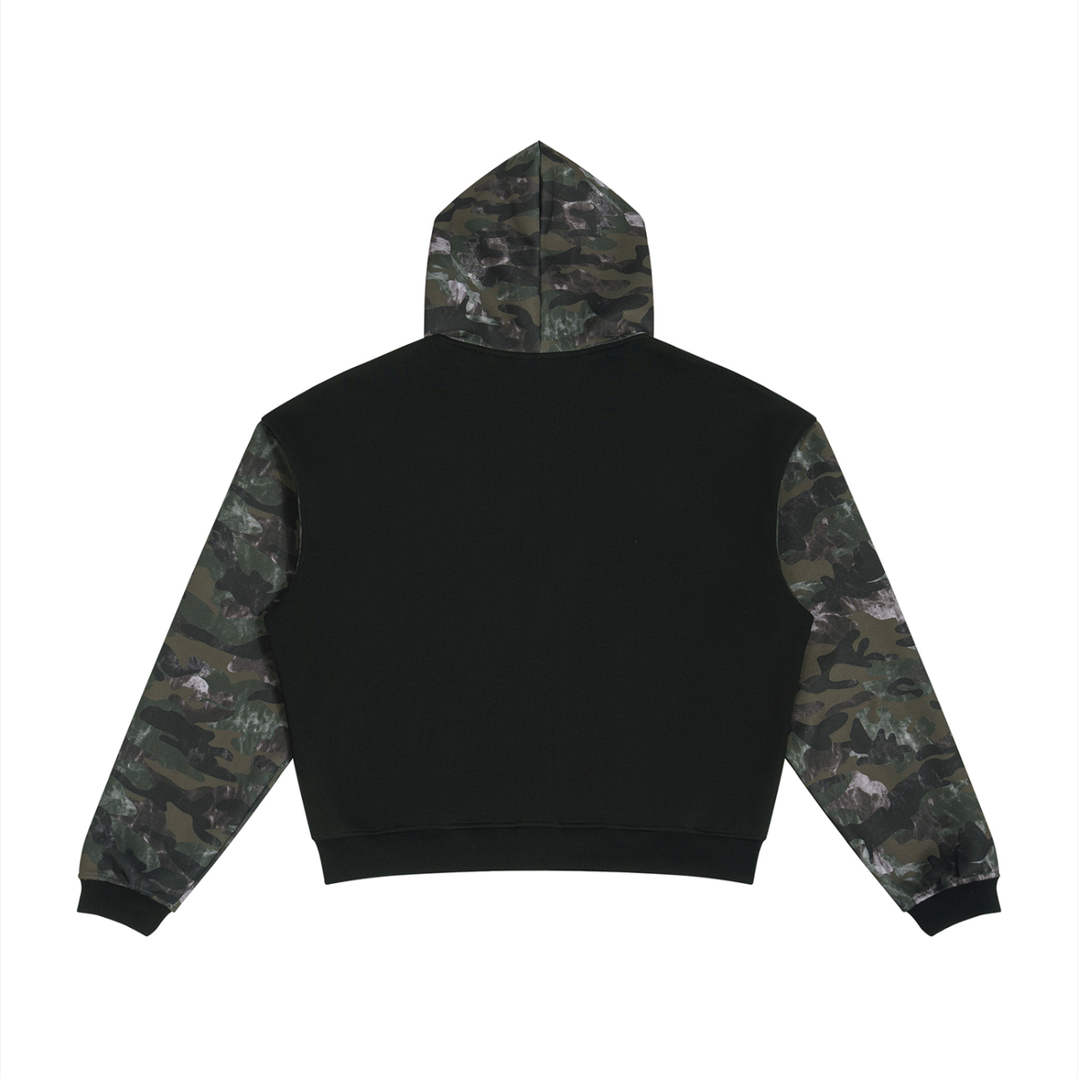 Pallet Boys Unisex Colorblock Camo Full Zip Boxy Hoodie