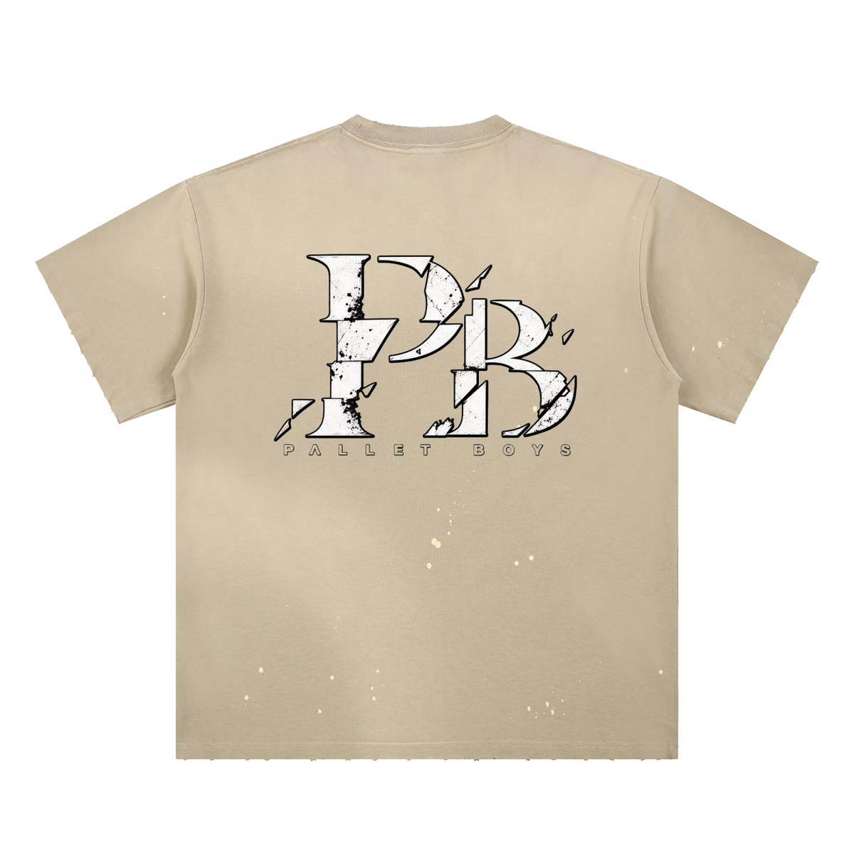 Pallet Boys Hand-Frayed Sunfade Paint Splatter T-Shirt