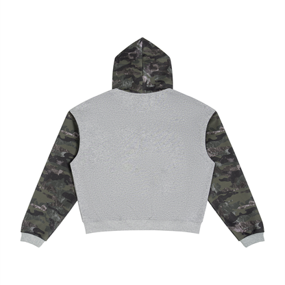 Pallet Boys Unisex Colorblock Camo Full Zip Boxy Hoodie