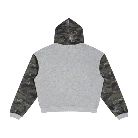 Pallet Boys Unisex Colorblock Camo Full Zip Boxy Hoodie