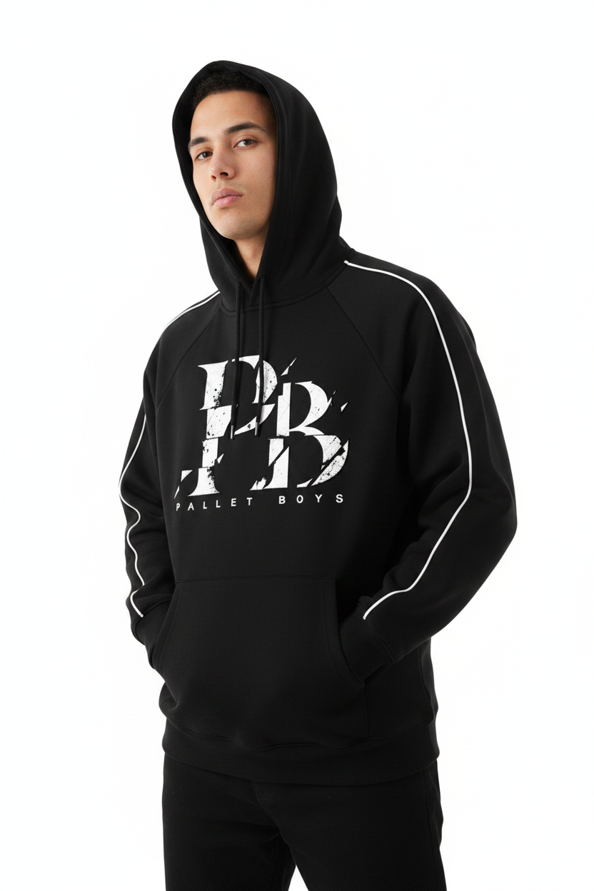 Pallet Boys Contrast Piping Raglan Hoodie