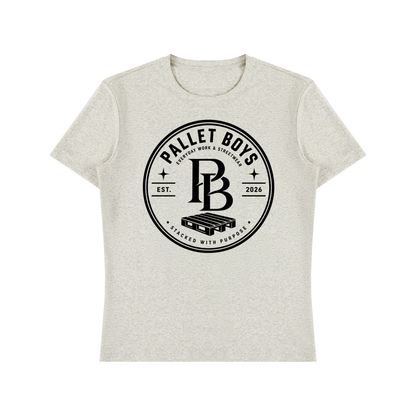 Pallet Boys Unisex Heavyweight Cotton Badge T-Shirt