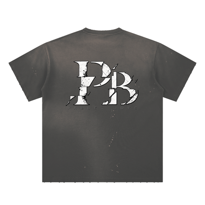 Pallet Boys Hand-Frayed Sunfade Paint Splatter T-Shirt
