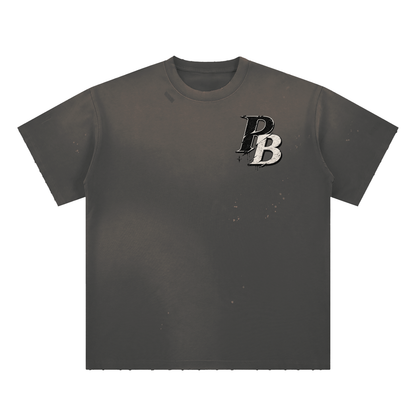 Pallet Boys Hand-Frayed Sunfade Paint Splatter T-Shirt